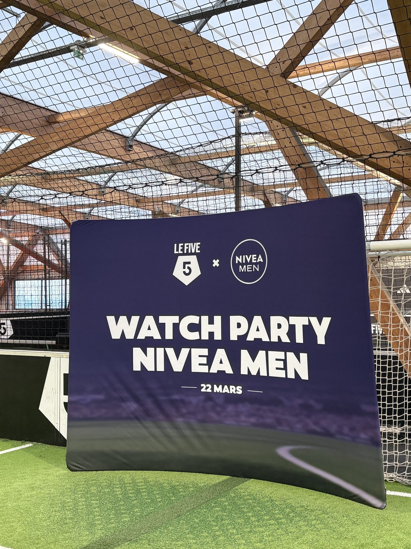 Watch Party NIVEA MEN au Five Paris 18e produite par Maison Wellness